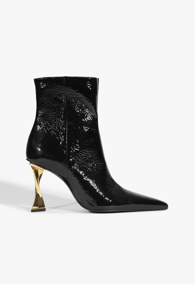 BOTA ELISHA COURO PRETO