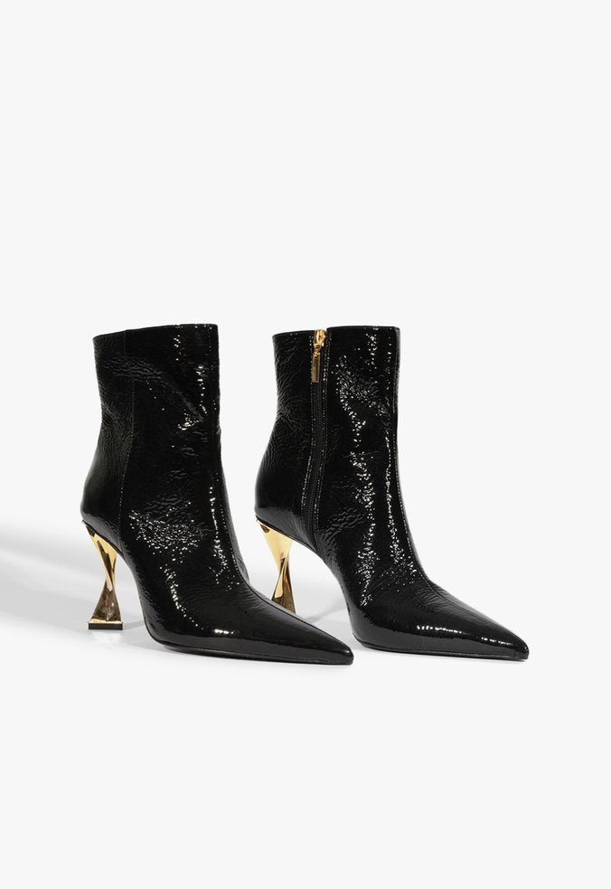 BOTA ELISHA COURO PRETO